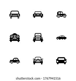 Car icon or logo isolated sign symbol vector illustration - Collection of high quality black style vector icons

