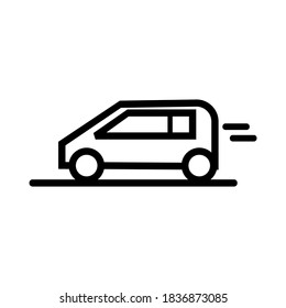 Car icon or logo isolated sign symbol vector illustration - high quality black style vector icons
