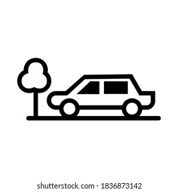 Car icon or logo isolated sign symbol vector illustration - high quality black style vector icons
