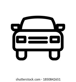 car icon or logo isolated sign symbol vector illustration - high quality black style vector icons
