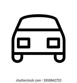 car icon or logo isolated sign symbol vector illustration - high quality black style vector icons
