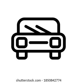 car icon or logo isolated sign symbol vector illustration - high quality black style vector icons
