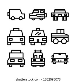 car icon or logo isolated sign symbol vector illustration - Collection of high quality black style vector icons
