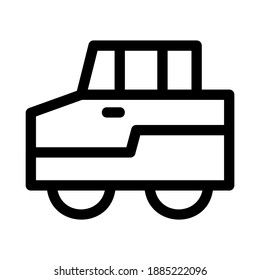 car icon or logo isolated sign symbol vector illustration - high quality black style vector icons
