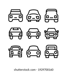 car icon or logo isolated sign symbol vector illustration - Collection of high quality black style vector icons

