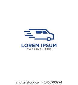 Car Vehicle Van Rental Logo Design Stock Vector (Royalty Free ...