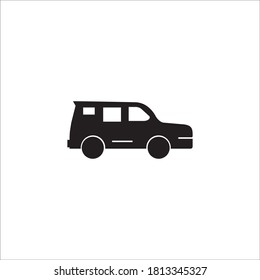 Logo del icono del automóvil, ilustración del diseño del vector 