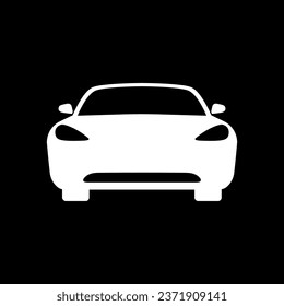 Icono de coche. Vehículo de motor. Ilustración vectorial