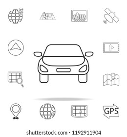 a car icon. navigation icons universal set for web and mobile