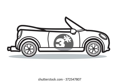 Car Icon Object Picture Drawing Image Graphic Art JPG JPEG EPS AI