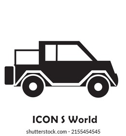 Car icon. Offroad car icon. Vector illustration eps10.