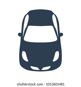 Car icon on white background. Vector illustration