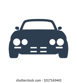 Car icon on white background. Vector illustration