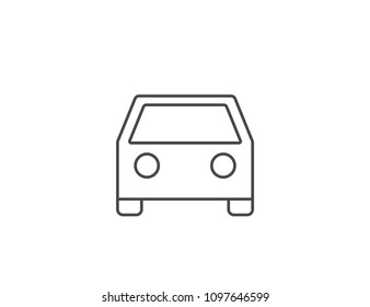 car icon on white background