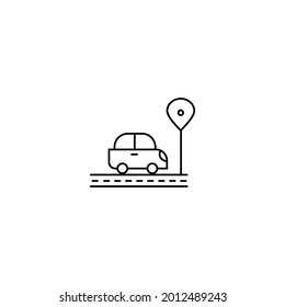 car icon on white background
