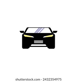 Car icon. Car icon on a white background. illustration.