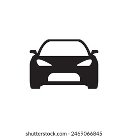 Car icon. Car icon on a white background. illustration.