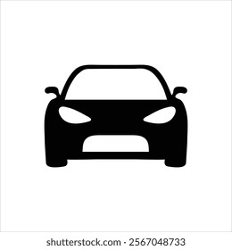 Car icon on a white background illustration 