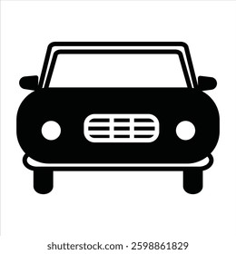 Car icon on white background. Auto vehicle isolated. transport icons. Automobile symbol vector illustration.