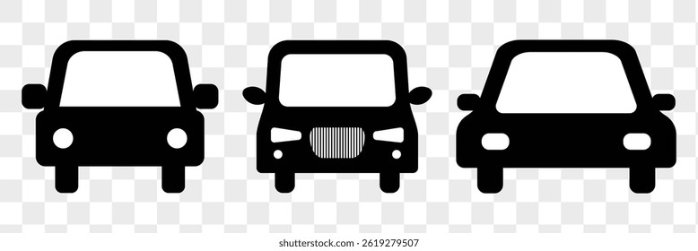 Car icon. Car icon on a white background.