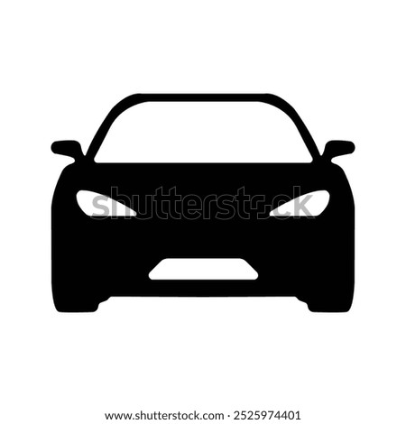 Car icon. Car icon on a white background. illustration.