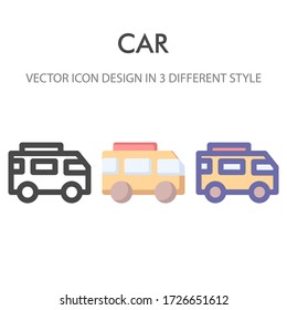 paquete de iconos de auto aislado en fondo blanco. para el diseño de su sitio web, logotipo, aplicación, interfaz de usuario. Ilustración gráfica vectorial y trazo editable. EPS 10.