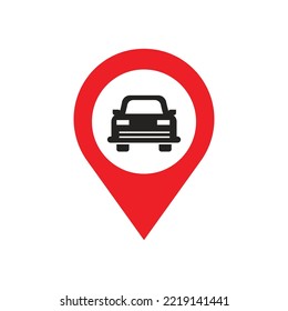 car icon and place point.