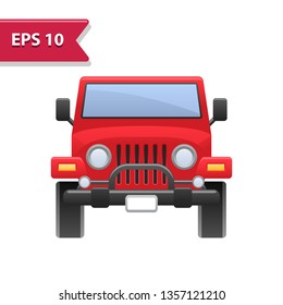 Car Icon. Professional, pixel-aligned icon in realistic colors.