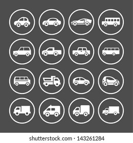 Car icon set