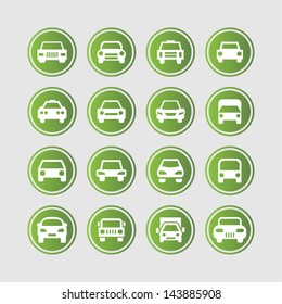 Car icon set