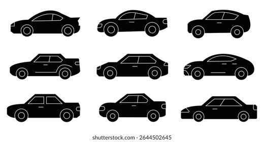 car icon set. car icon.