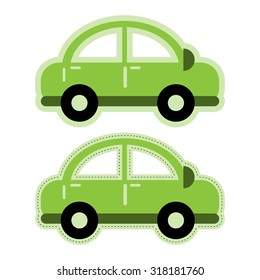 Car icon set.