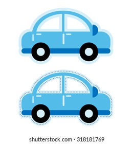 Car icon set.