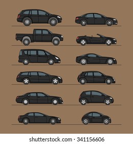 car icon set