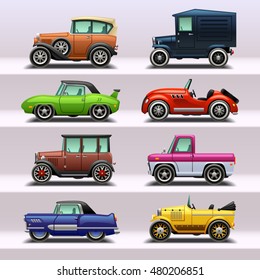 car icon set