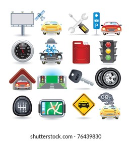 car icon set