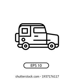 Autosymbol einzeln auf weißem Hintergrund