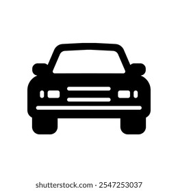 Ícone de carro definido. Ilustração vetorial.
