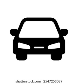 Conjunto de iconos de coche. Ilustración vectorial.
