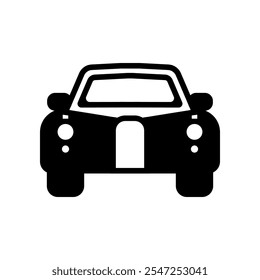 Ícone de carro definido. Ilustração vetorial.