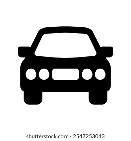 Conjunto de iconos de coche. Ilustración vectorial.