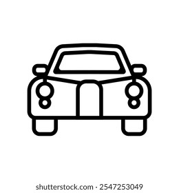 Car icon set. Vector illustration.