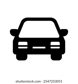 Conjunto de iconos de coche. Ilustración vectorial.