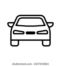 Car icon set. Vector illustration.