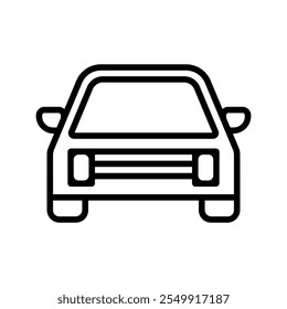 Car icon set. Vector illustration.