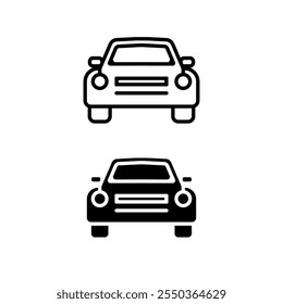 Auto-Icon-Set. Vektorgrafik.