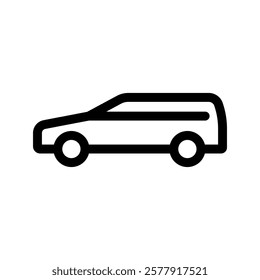 Car icon set. Vector illustration.