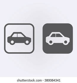 Car icon set . Vector illustration