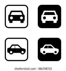 Car icon set . Vector illustration