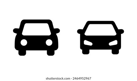 Car icon set. car vector icon. small sedan
